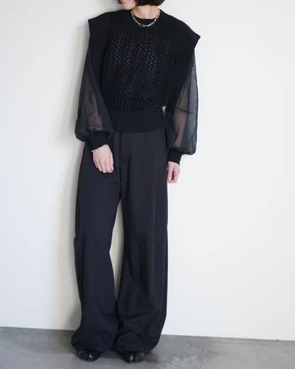 CROCHET SLEEVELESS KNIT