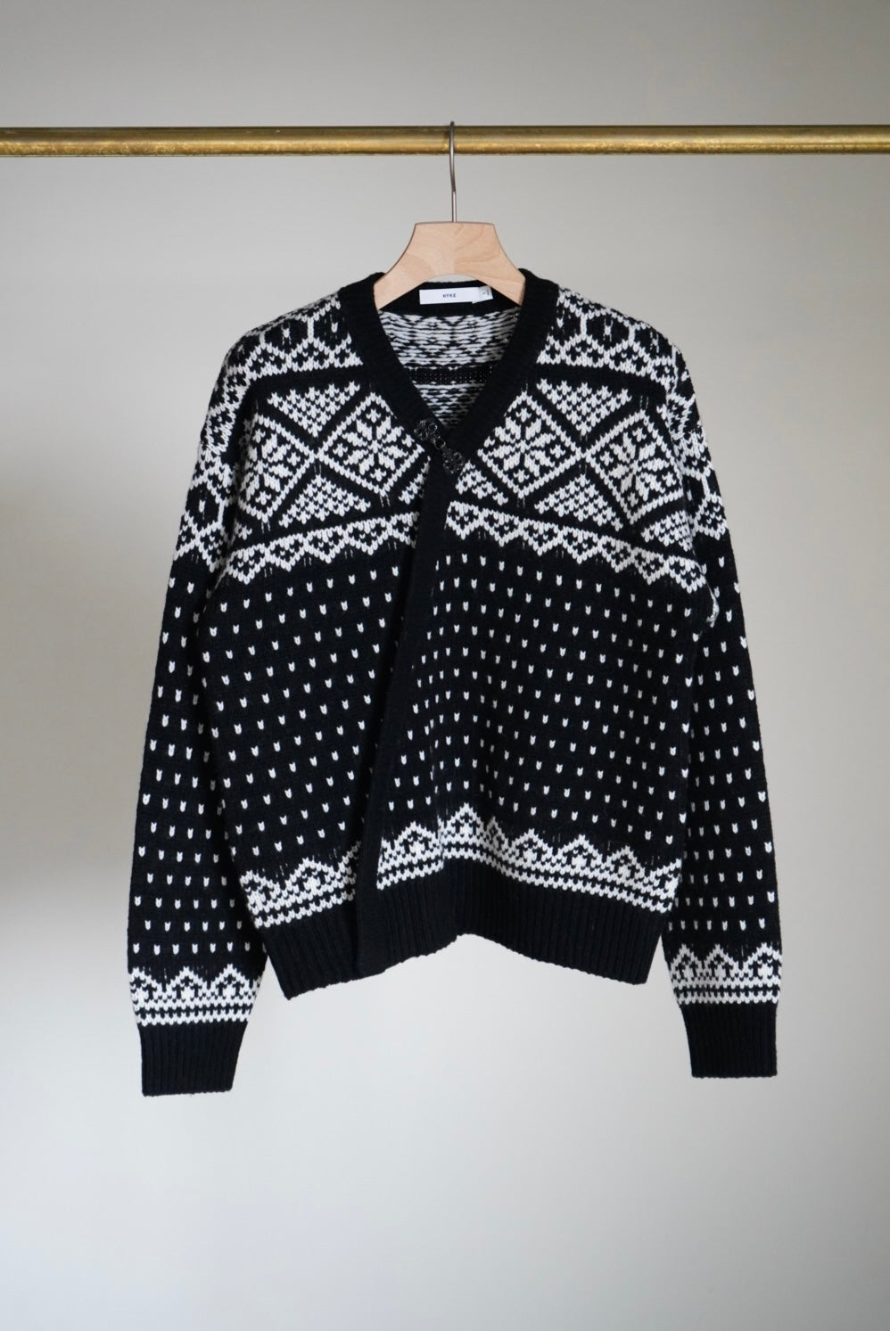 NORDIC WRAP SWEATER