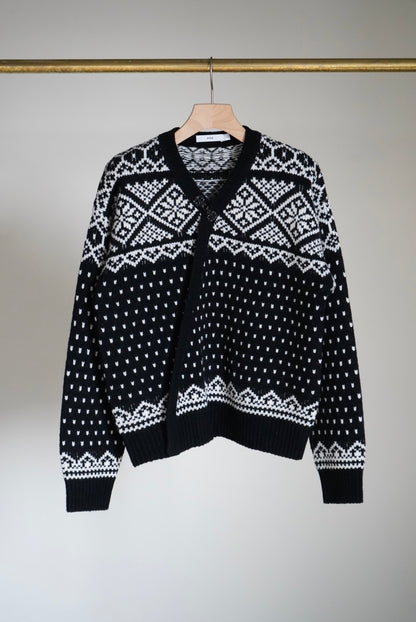 NORDIC WRAP SWEATER