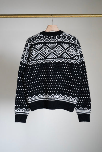 NORDIC WRAP SWEATER
