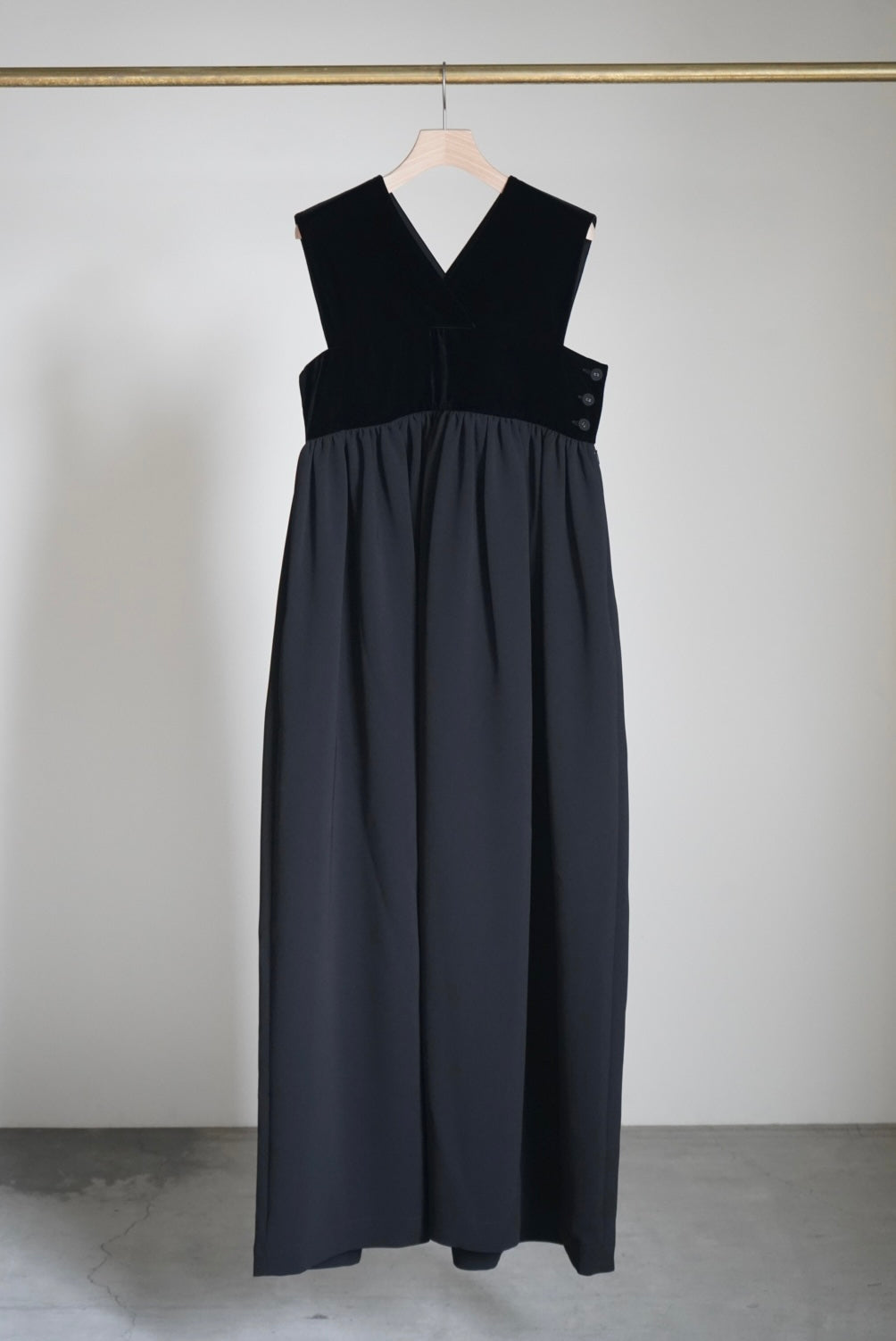 VELVET MAXI DRESS