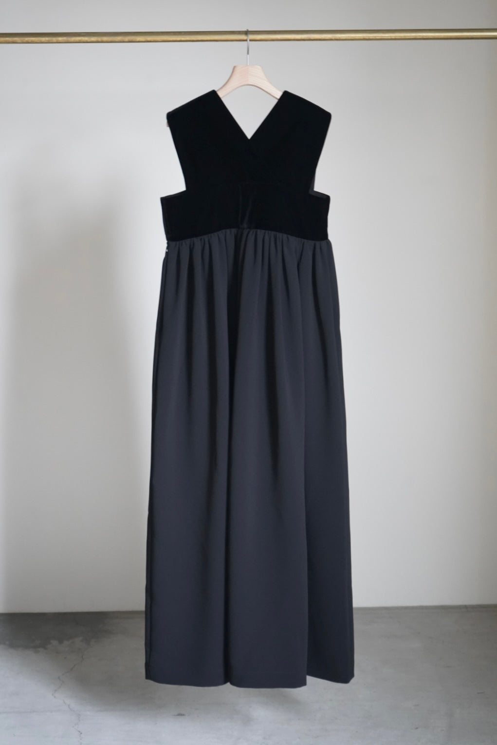 VELVET MAXI DRESS