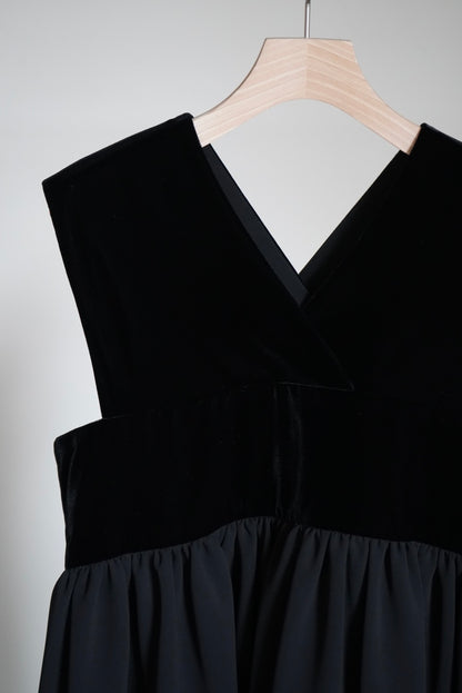 VELVET MAXI DRESS
