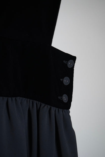 VELVET MAXI DRESS