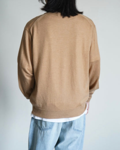HIGH GAUGE SOFT CASHMERE KNIT P/O