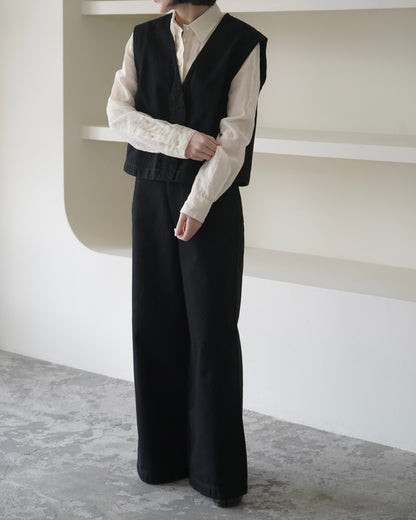 13oz DENIM WIDE PANTS