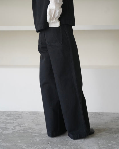13oz DENIM WIDE PANTS
