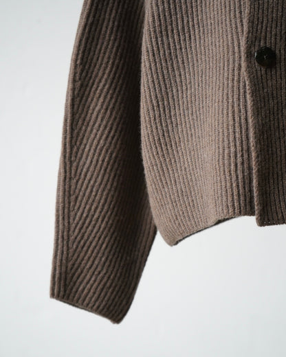 DOUBLE KNIT CARDIGAN