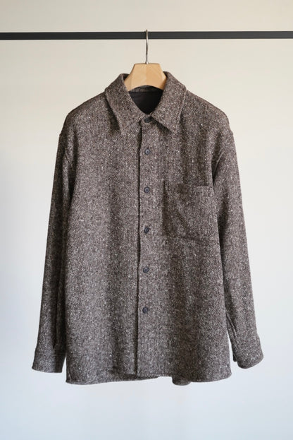 HOMESPUN TWEED SHIRT BLOUSON
