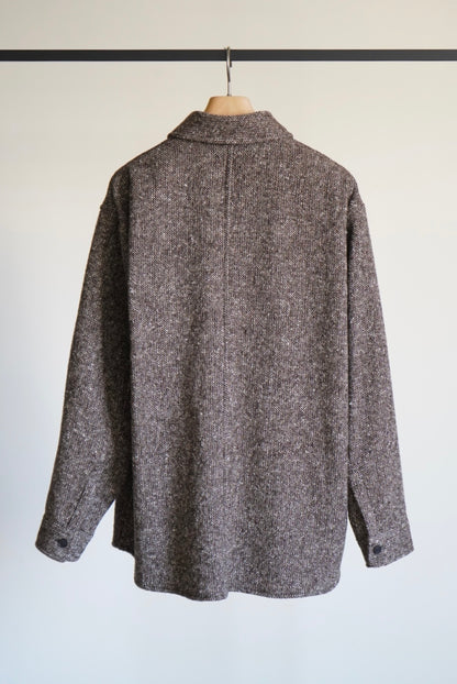 HOMESPUN TWEED SHIRT BLOUSON