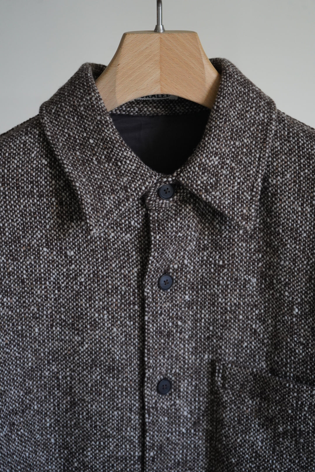 HOMESPUN TWEED SHIRT BLOUSON
