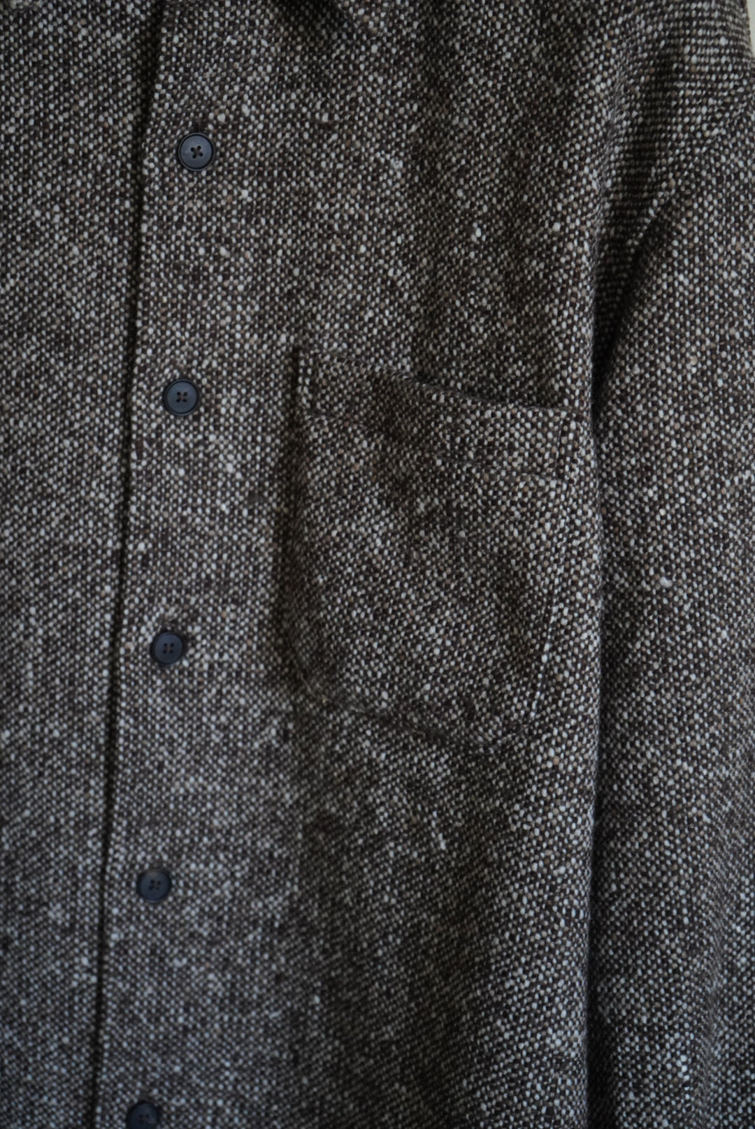 HOMESPUN TWEED SHIRT BLOUSON