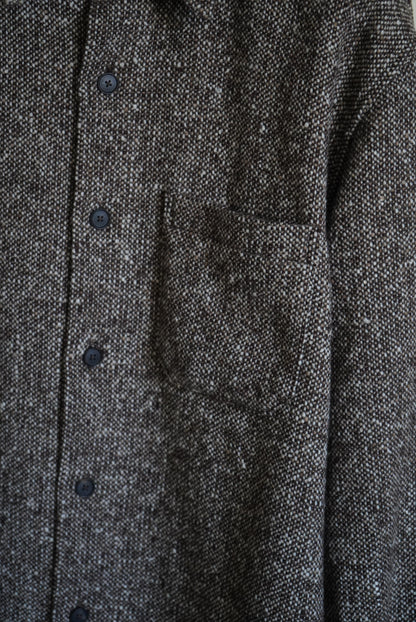 HOMESPUN TWEED SHIRT BLOUSON