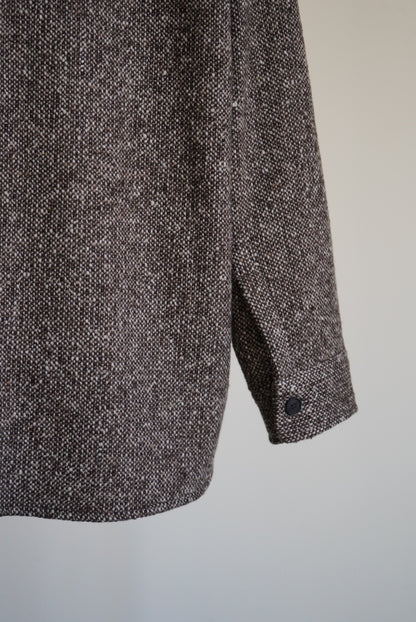 HOMESPUN TWEED SHIRT BLOUSON