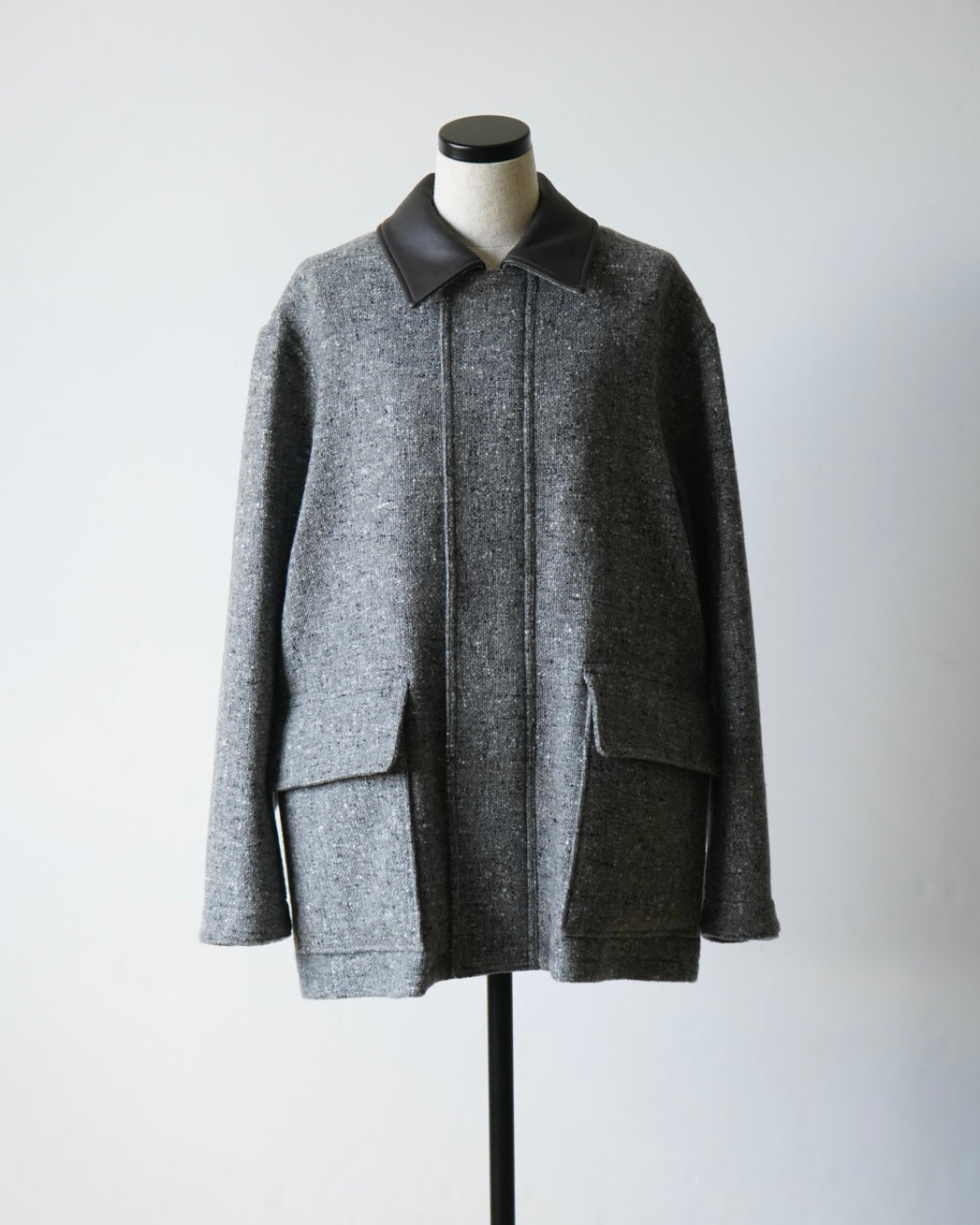 HOMESPUN TWEED ZIP BLOUSON