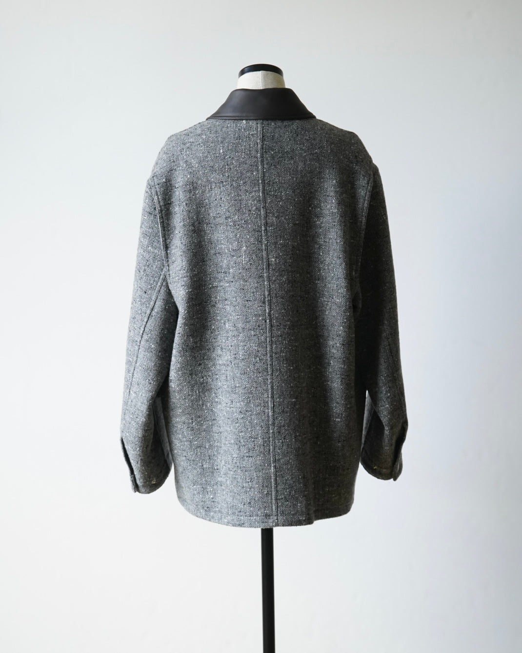 HOMESPUN TWEED ZIP BLOUSON