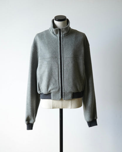 PURE SILK COMFORT FLEECE ZIP BLOUSON