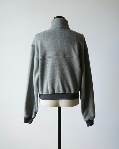 PURE SILK COMFORT FLEECE ZIP BLOUSON