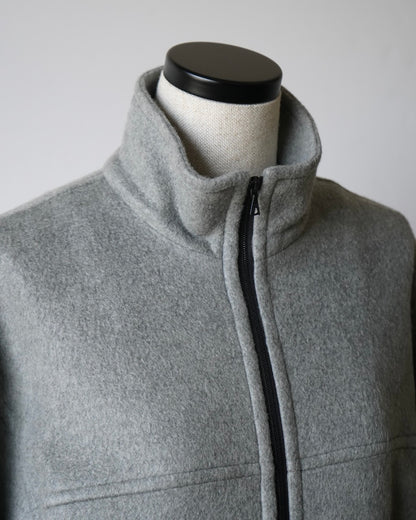 PURE SILK COMFORT FLEECE ZIP BLOUSON