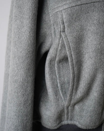 PURE SILK COMFORT FLEECE ZIP BLOUSON