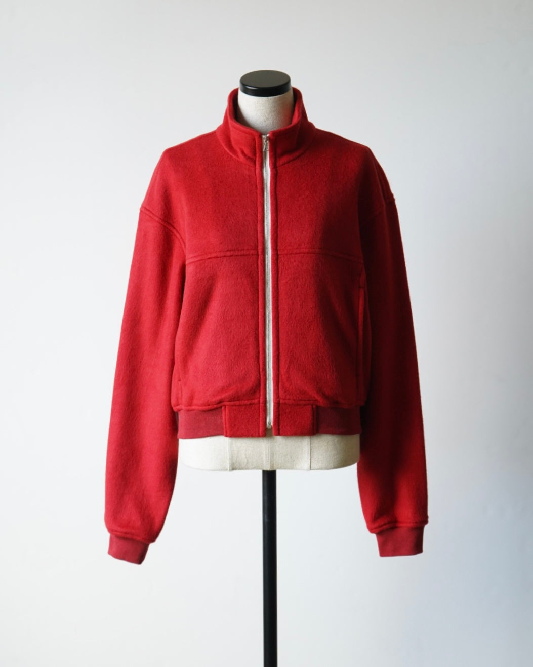 PURE SILK COMFORT FLEECE ZIP BLOUSON