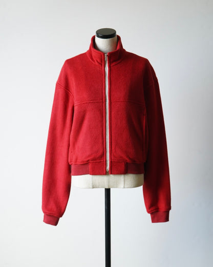 PURE SILK COMFORT FLEECE ZIP BLOUSON