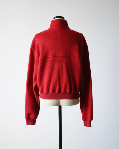 PURE SILK COMFORT FLEECE ZIP BLOUSON