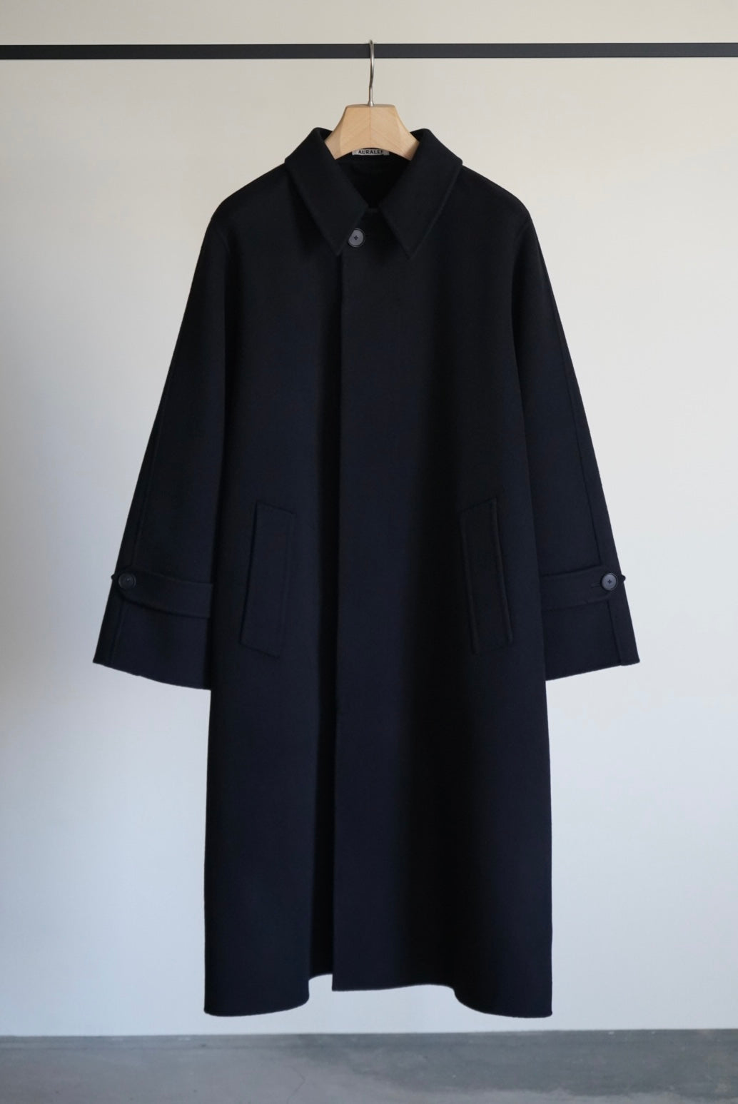 SUPER FINE WOOL MELTON HAND SEWN COAT