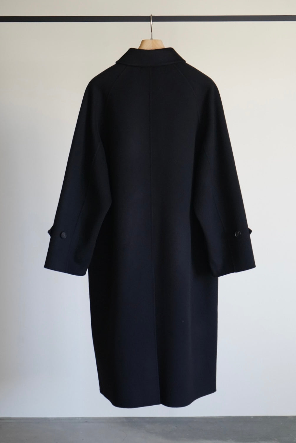 SUPER FINE WOOL MELTON HAND SEWN COAT