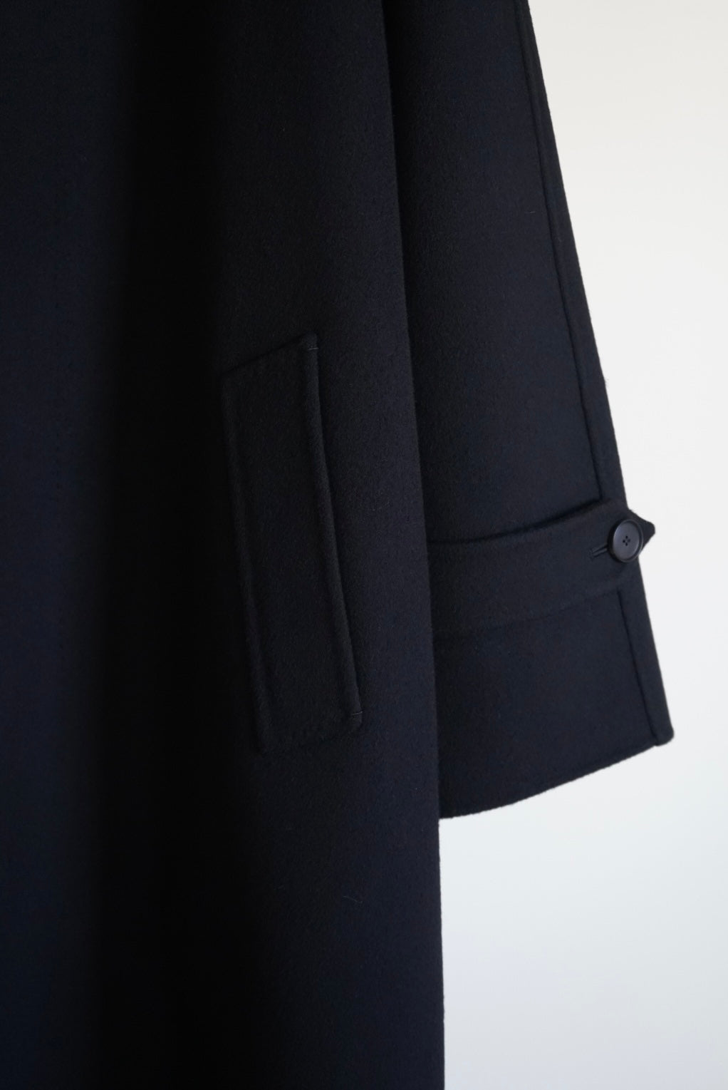 SUPER FINE WOOL MELTON HAND SEWN COAT