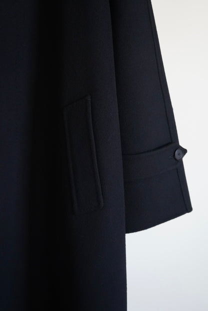 SUPER FINE WOOL MELTON HAND SEWN COAT