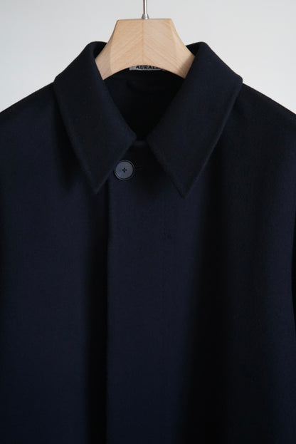 SUPER FINE WOOL MELTON HAND SEWN COAT