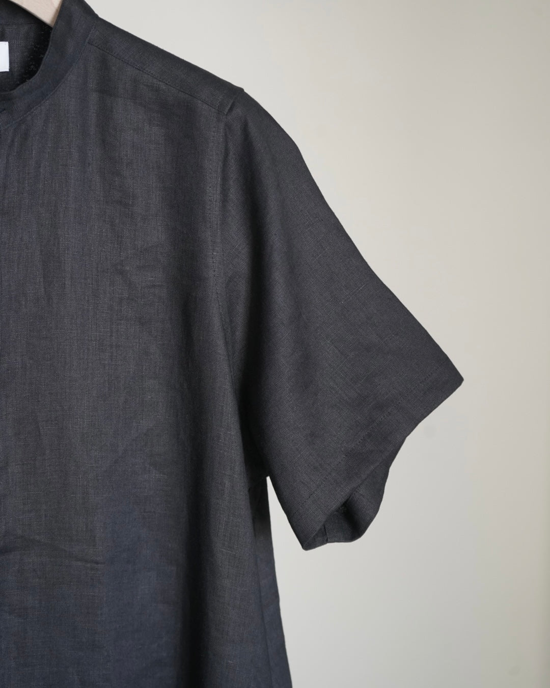 LINEN MAXI SHIRT DRESS