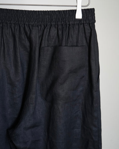 LINEN WIDE-LEG PANTS