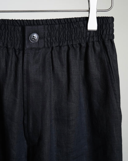 LINEN WIDE-LEG PANTS