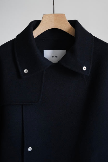 LIGHT DOUBLE-FACED CROPPED TRENCH COAT
