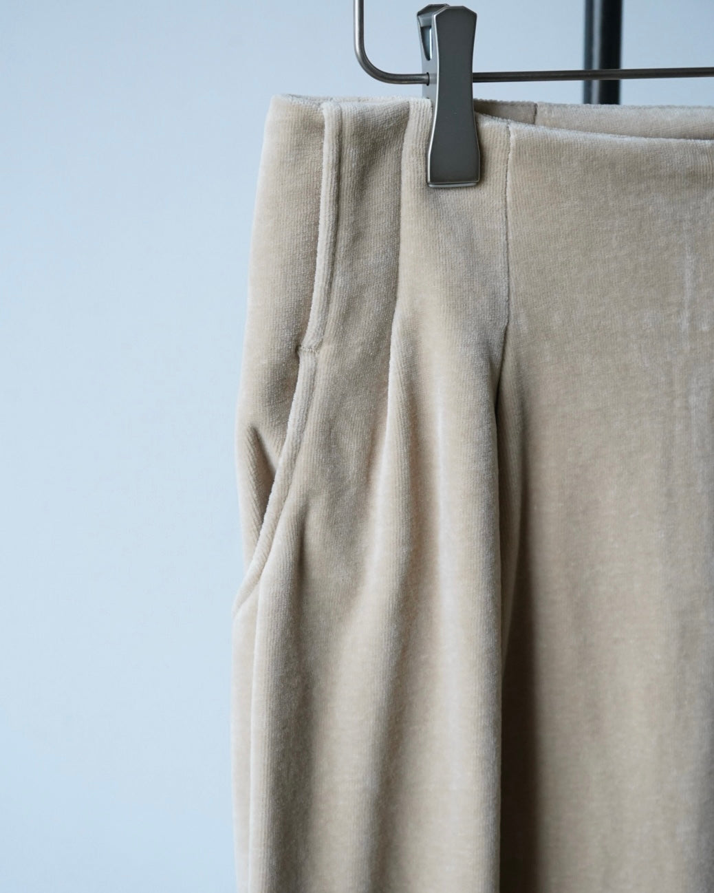 VELOUR TACK PANTS