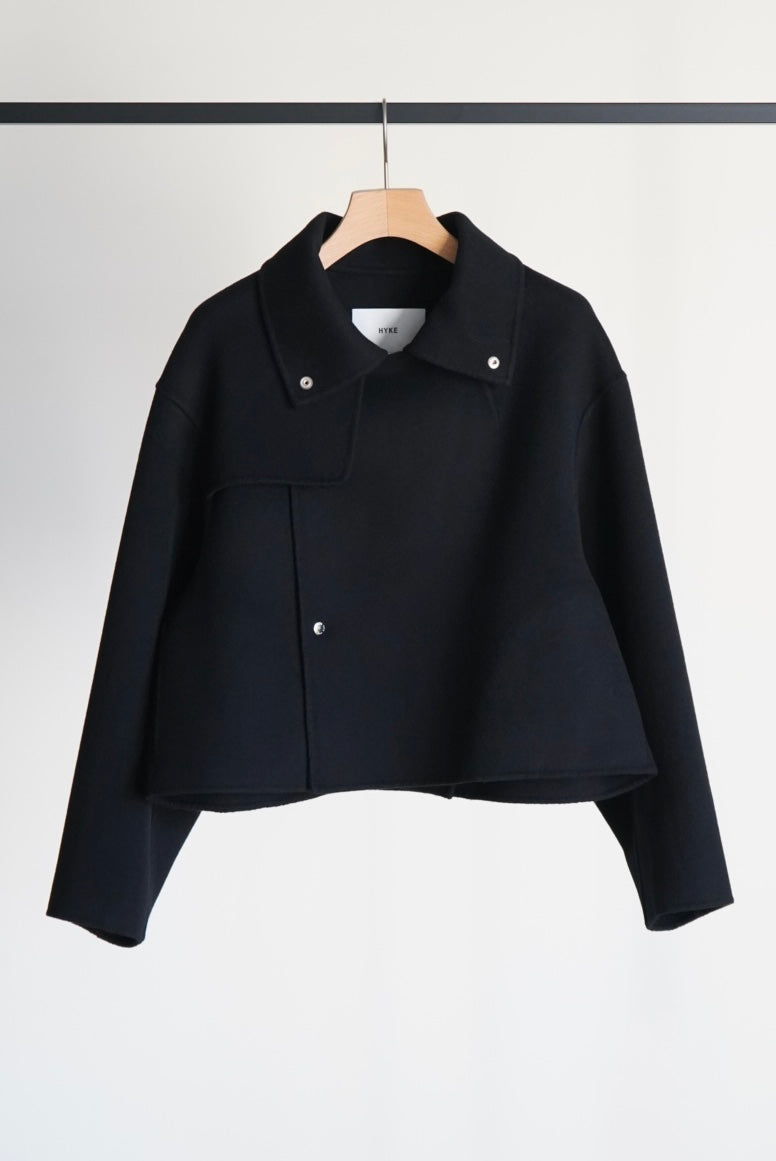 LIGHT DOUBLE-FACED CROPPED TRENCH COAT