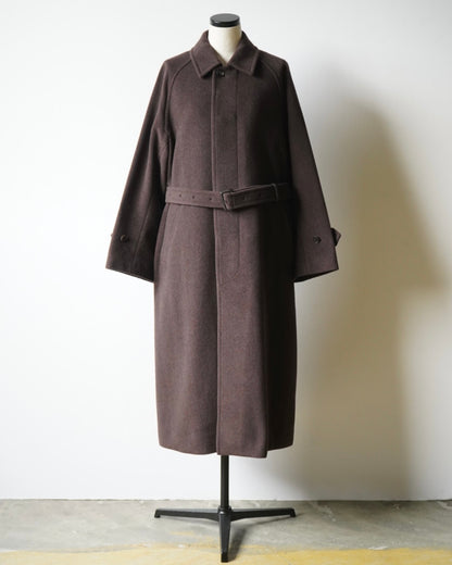 SUPER FINE WOOL MOSSER SOUTIEN COLLAR COAT