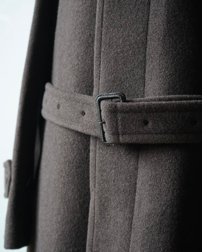 SUPER FINE WOOL MOSSER SOUTIEN COLLAR COAT