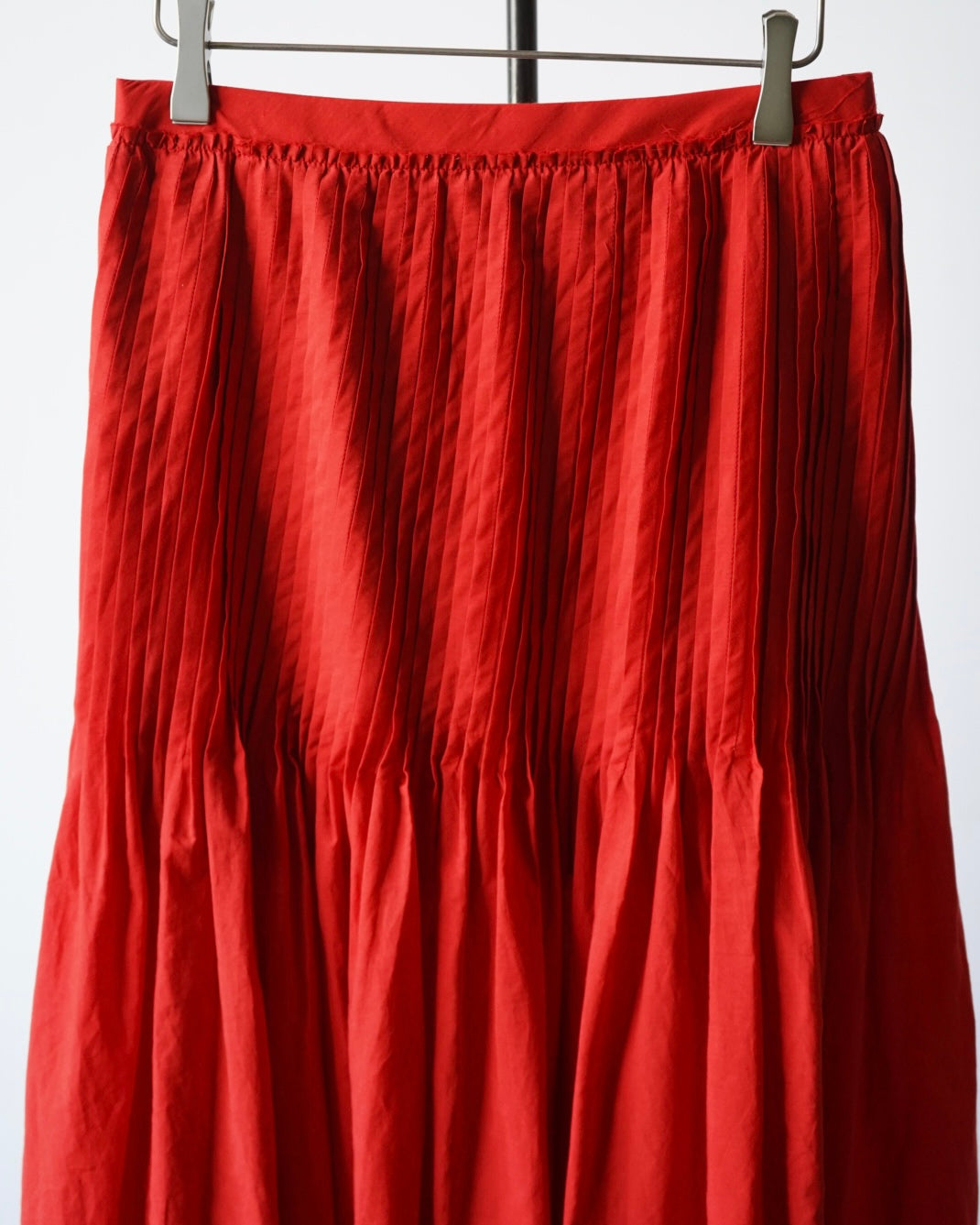 SUPER FINE COTTON LAWN PIN-TUCK SKIRT