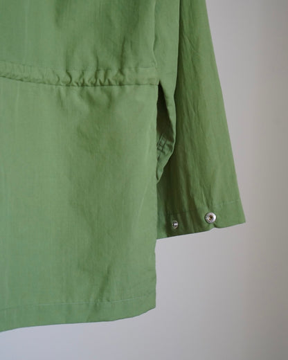 SUPER FINE COTTON LAWN HOODED BLOUSON