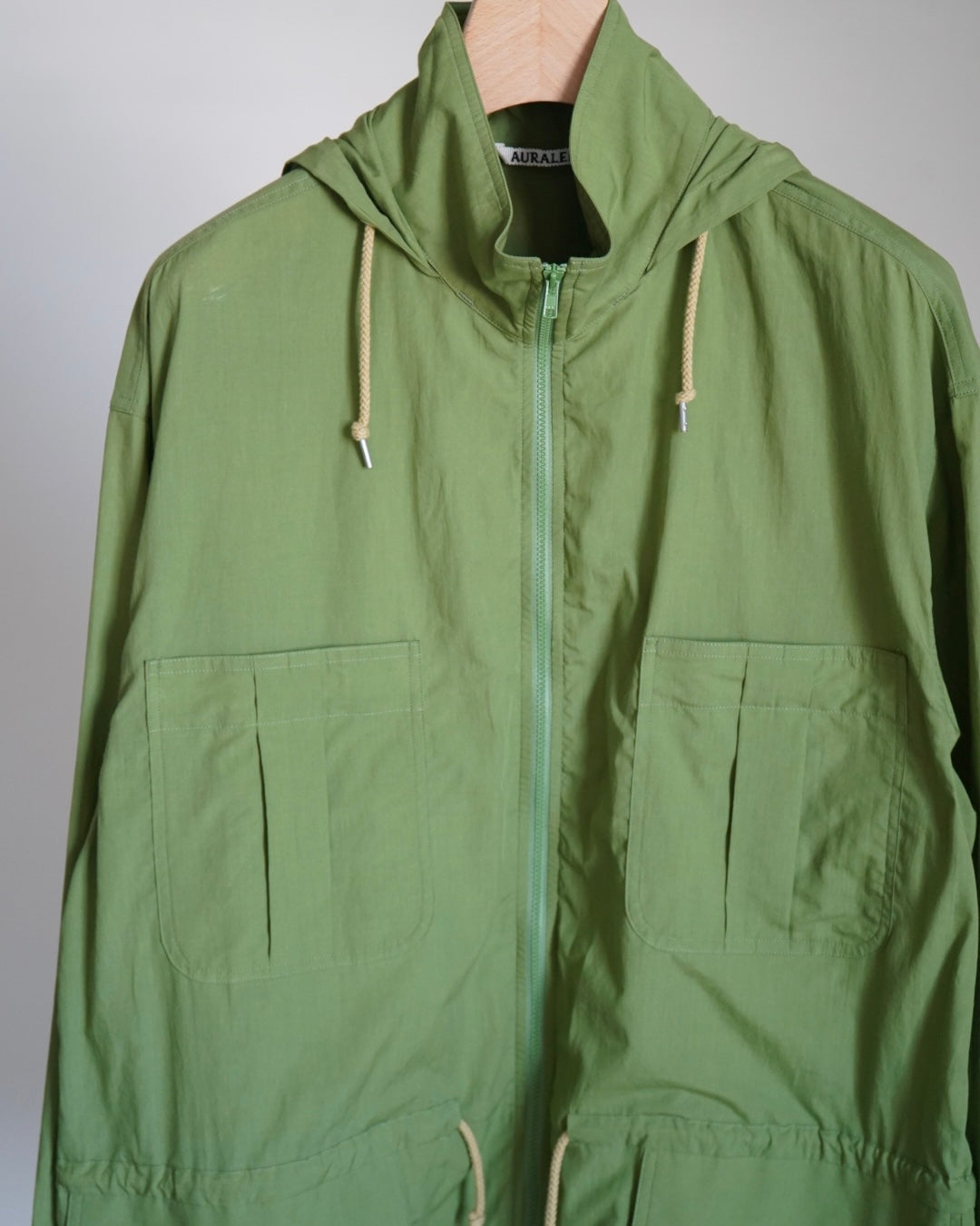 SUPER FINE COTTON LAWN HOODED BLOUSON