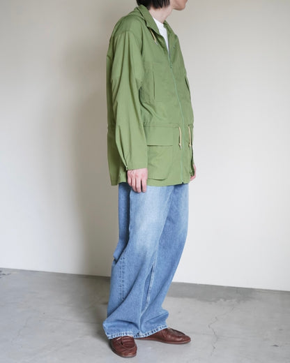 SUPER FINE COTTON LAWN HOODED BLOUSON