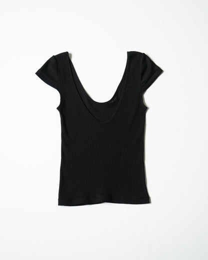 KAIA Two Way Scoop Cap Sleeve