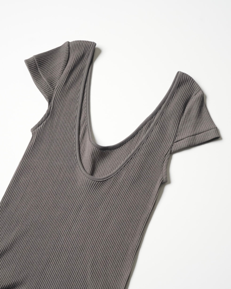 KAIA Two Way Scoop Cap Sleeve