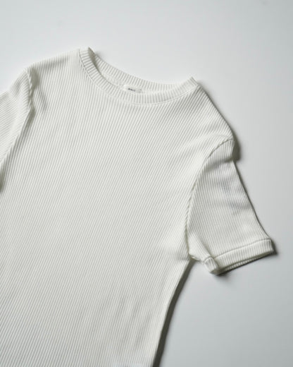 BLAKE Cropped Ribbed Tee
