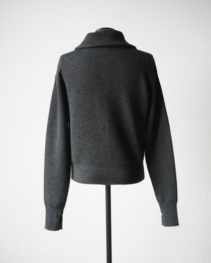 ZIPPED CARDIGAN