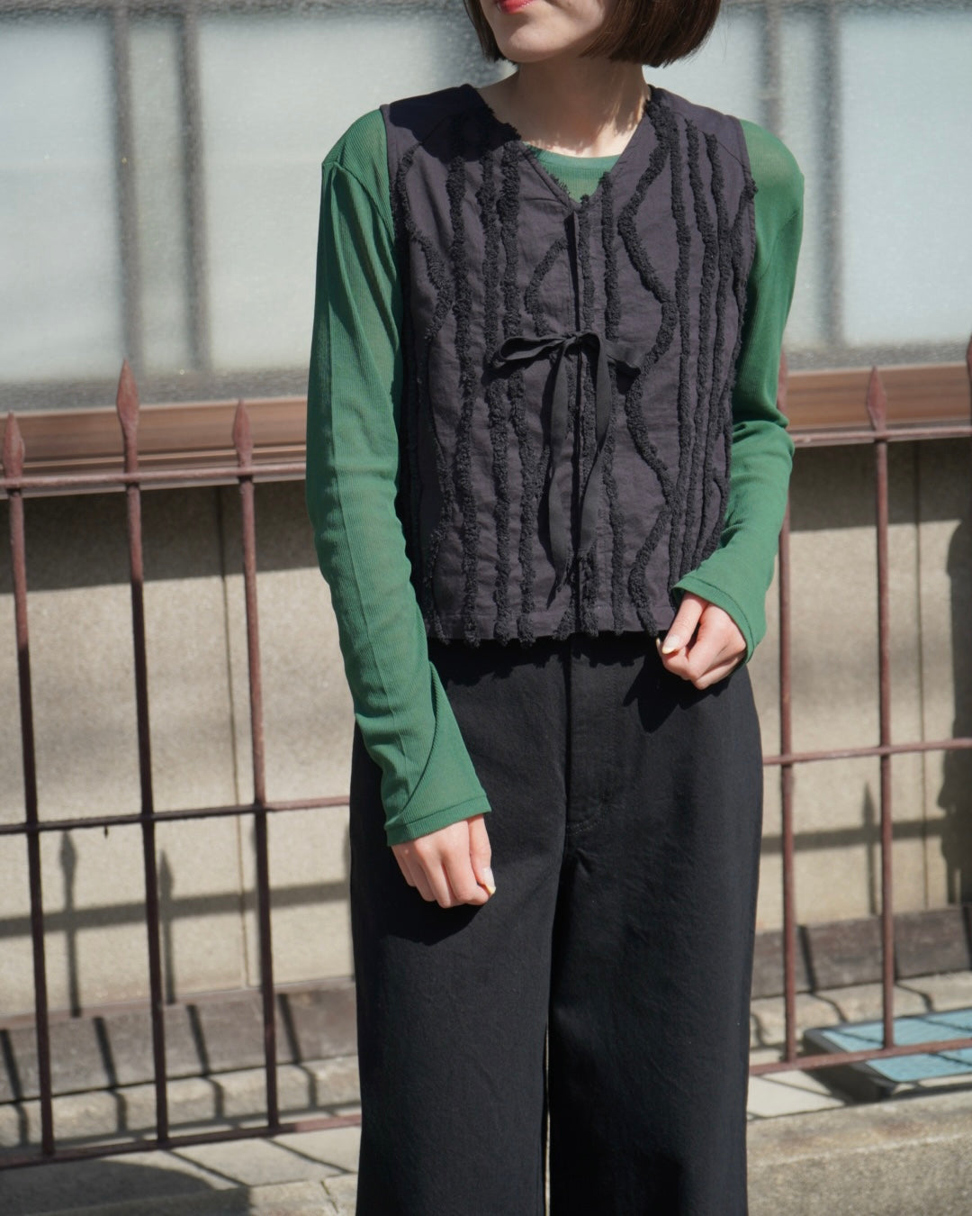 LIGHT RIB LONG TEE