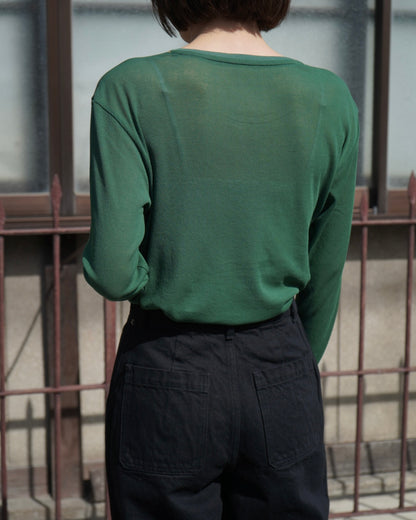 LIGHT RIB LONG TEE